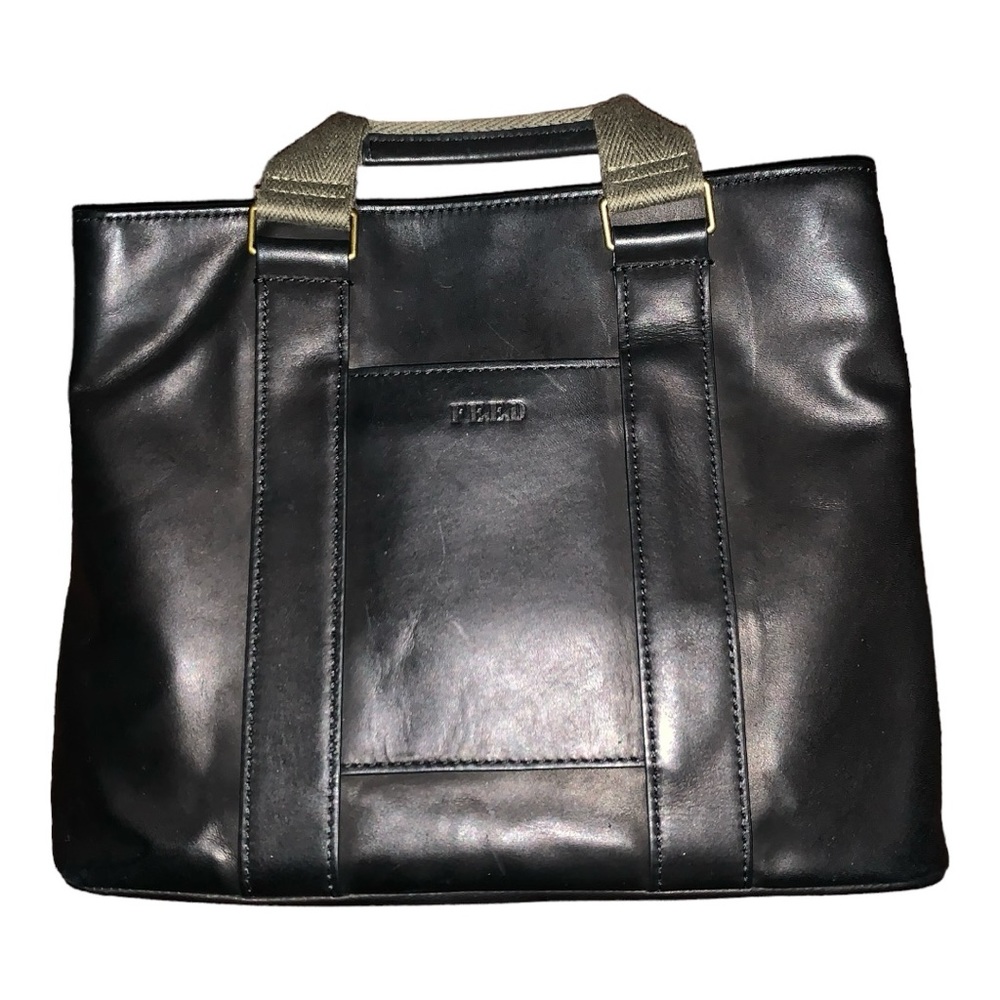 FEED Project Small Leather Work Bag